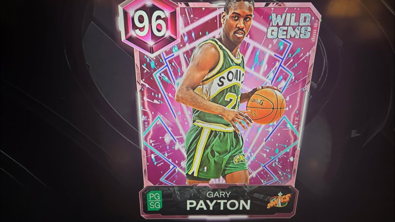 “WILD GEMS” 96 OVR PINK DIAMOND GARY PAYTON PACK OPENING 👀🚨👀🚨 #MyTEAM #NBA2K26 