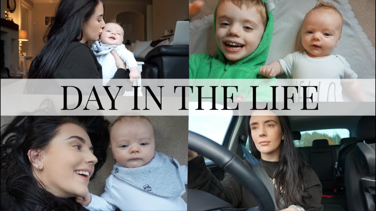 DAY IN THE LIFE WITH A NEWBORN & TODDLER | STAY AT HOME MUM/MOM