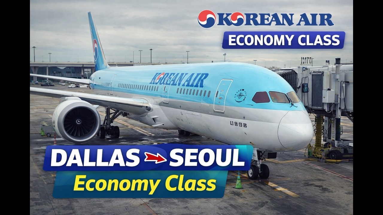 Flight Review - Korean Airlines (KE32) | DFW-ICN | Economy Class | B787-9