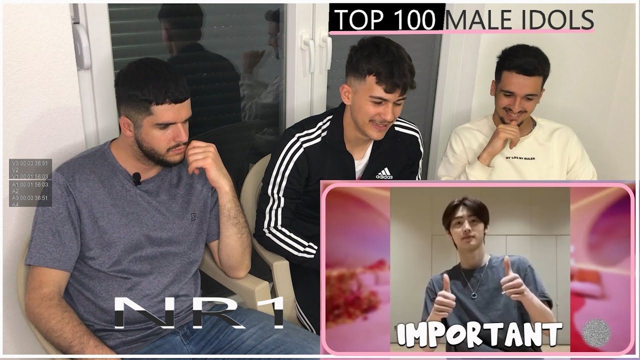 FNF Reacts to 100 ICONIC moments in the HISTORY of MALE IDOLS
