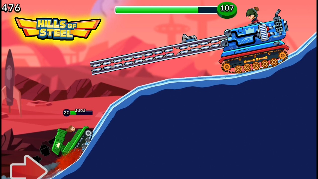 Hills of Steel : Tank Barracuda Cleared Stage 107
