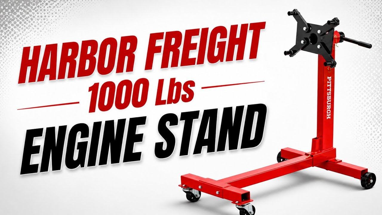 Обзор инструмента: Подставка для двигателя Harbor Freight весом 1000 фунтов.