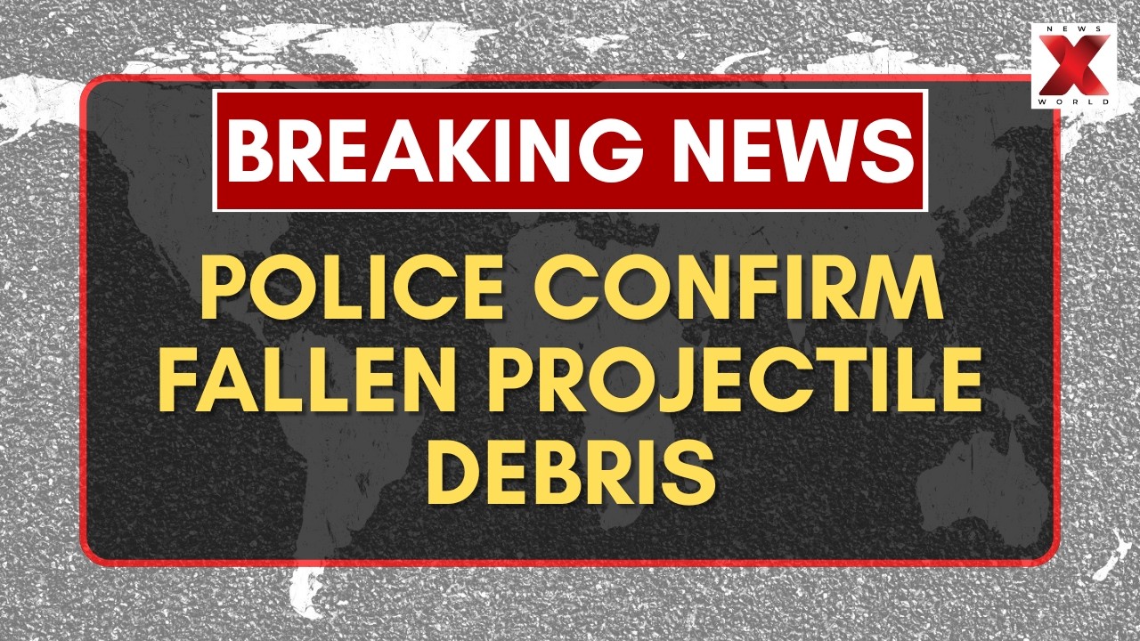 Israeli Police Confirm Fallen Debris Amid Ongoing Security Operation | NewsX World