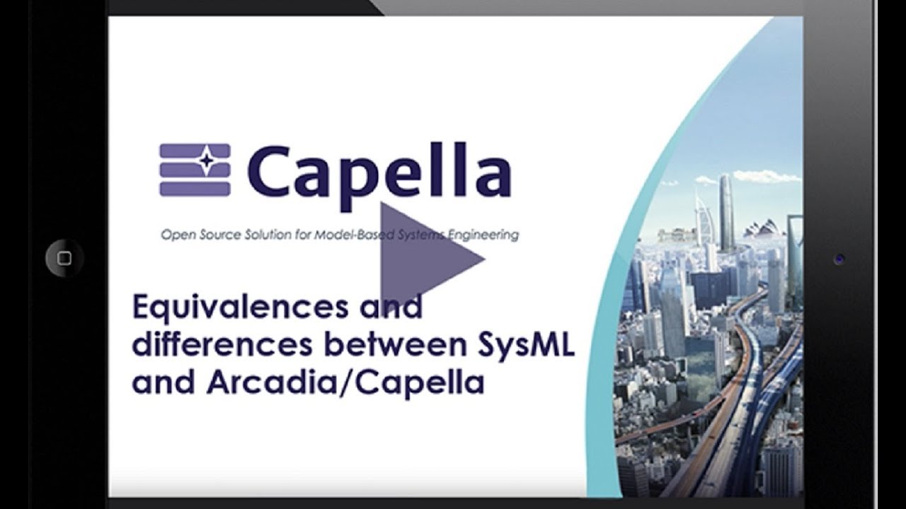 Equivalences and differences between Arcadia/Capella and SysML (by Thales & Obeo) | Webinar Capella