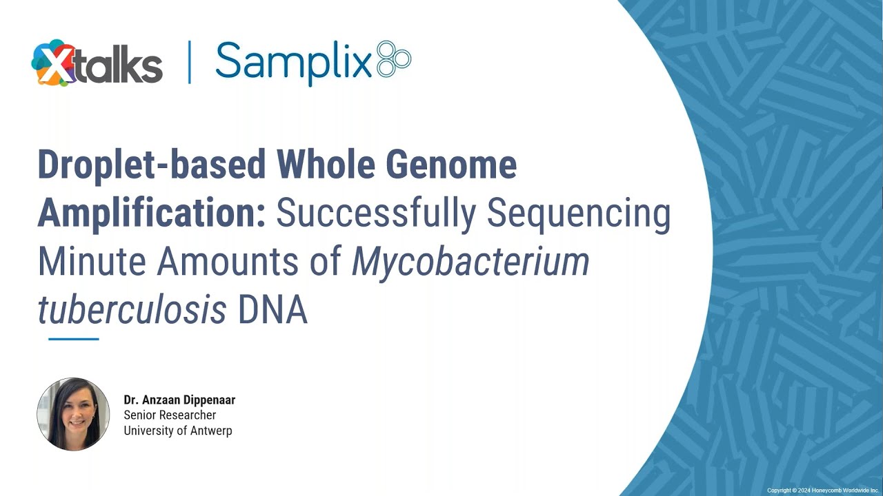 Webinar: Droplet based WGA: Successfully Sequencing Minute Amounts of Mycobacterium tuberculosis DNA
