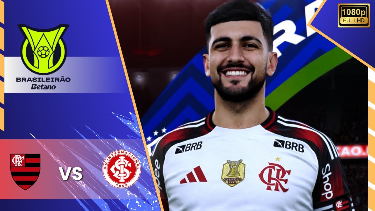 FLAMENGO X INTERNACIONAL | BRASILEIRÃO 2026 | 2° RODADA | GOGOSZ PATCH 4K60FPS SIMULAÇÃO REALISTA.