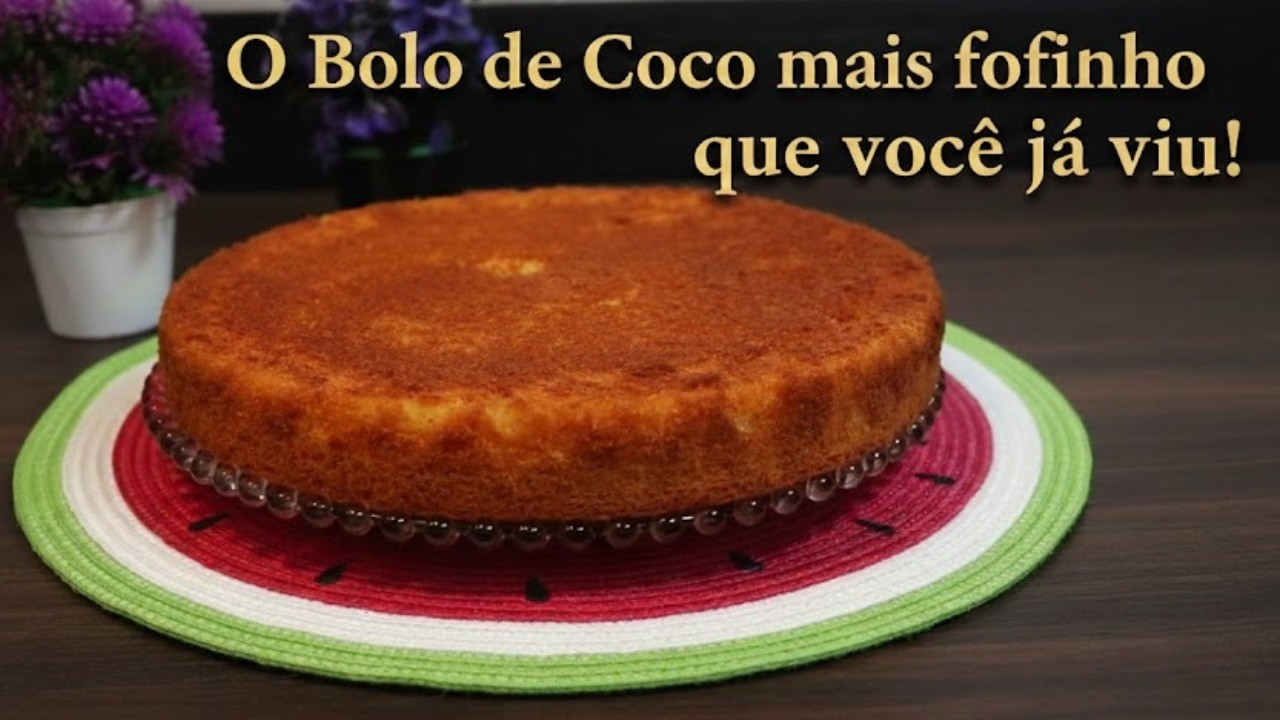 O Bolo de Coco mais fofinho que você já viu!