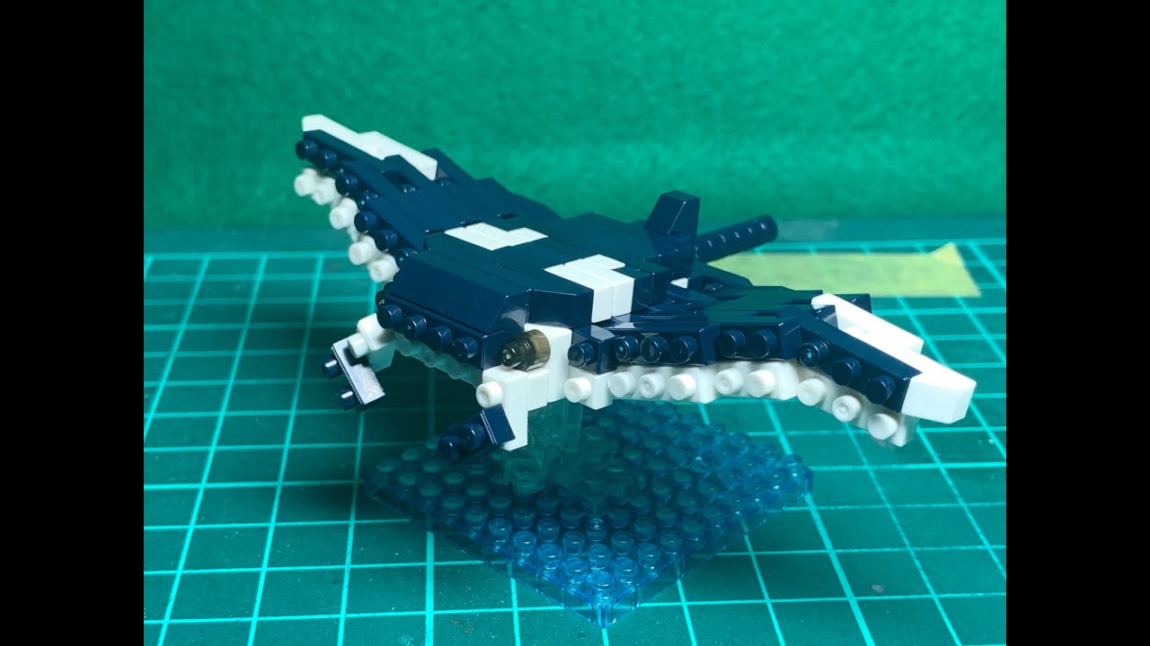 【ダイソー】【プチブロック】「ナンヨウマンタ」 [Daiso] [Petit Block] Make a series of sea creatures  
