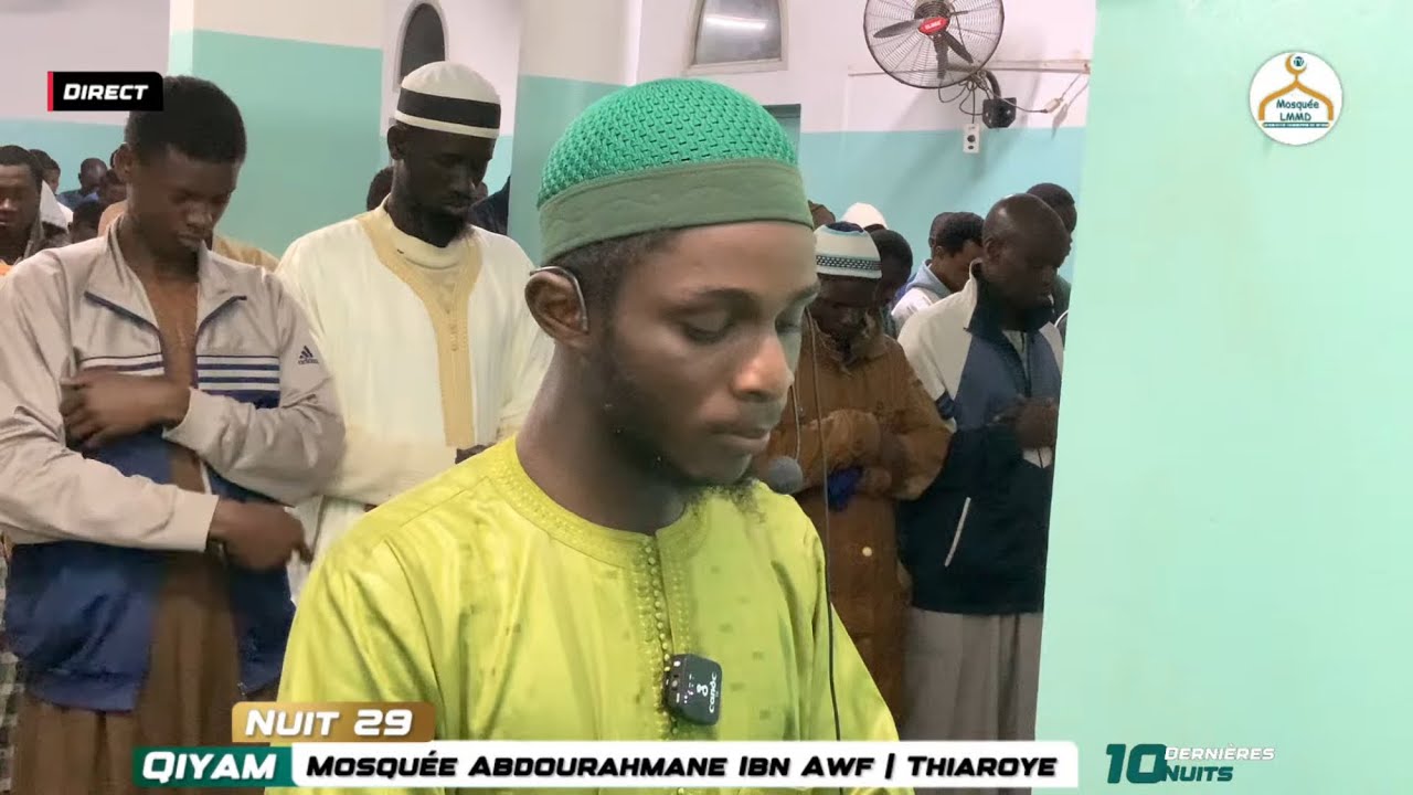 Direct Qiyam Nuit 29 | Mosquée Abdourahmane Ibn Awf | Thiaroye | Mouhammad Niang HA