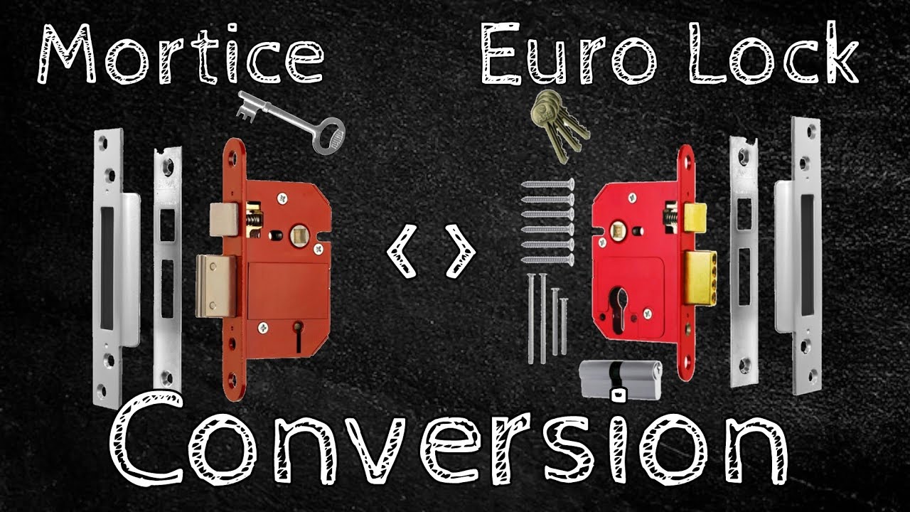 Mortice Key Lock to Euro Key Lock, Easy Swap Tutorial