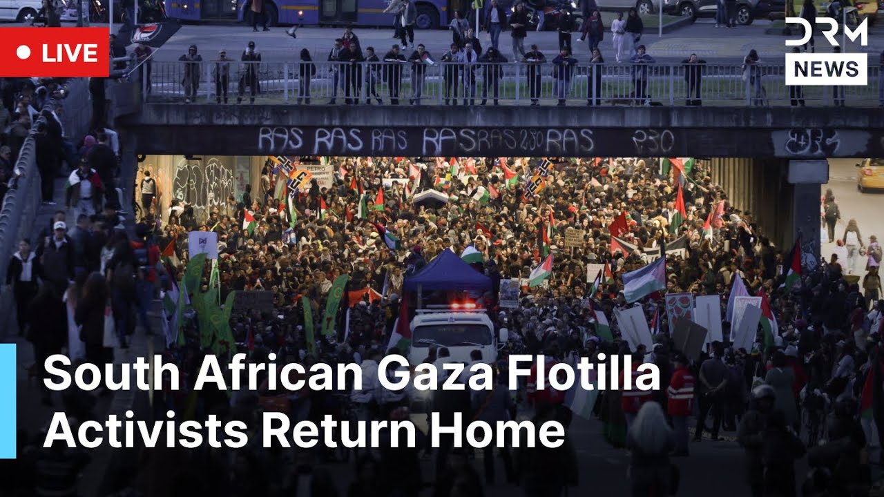 LIVE: South African Gaza Activists Arrive Home After Israel Detention | AC1G