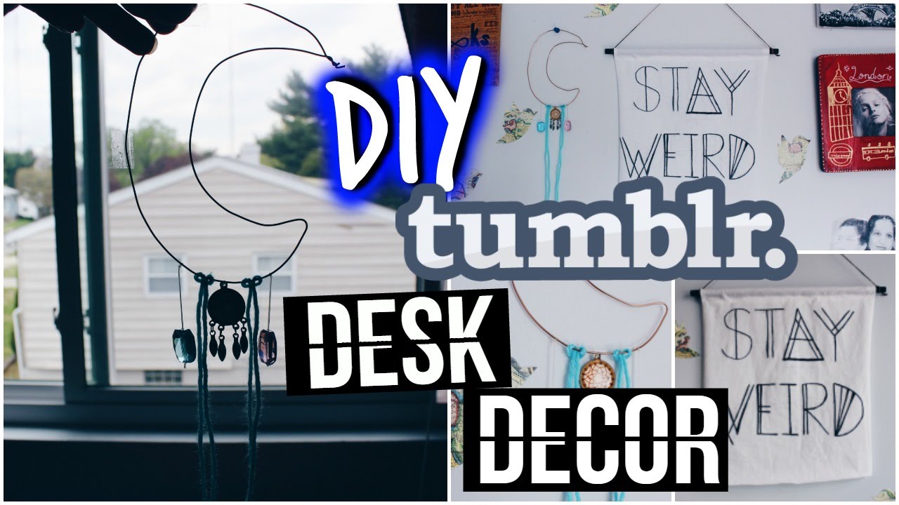 DIY Tumblr Desk Decor | Tumblr Inspired!
