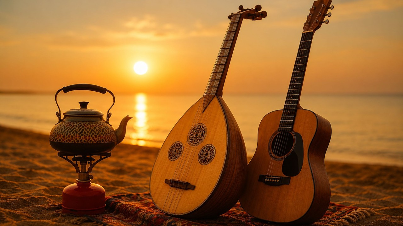 Arabian Twilight | شفق عربي | Soulful Oud & Ney Instrumental Music