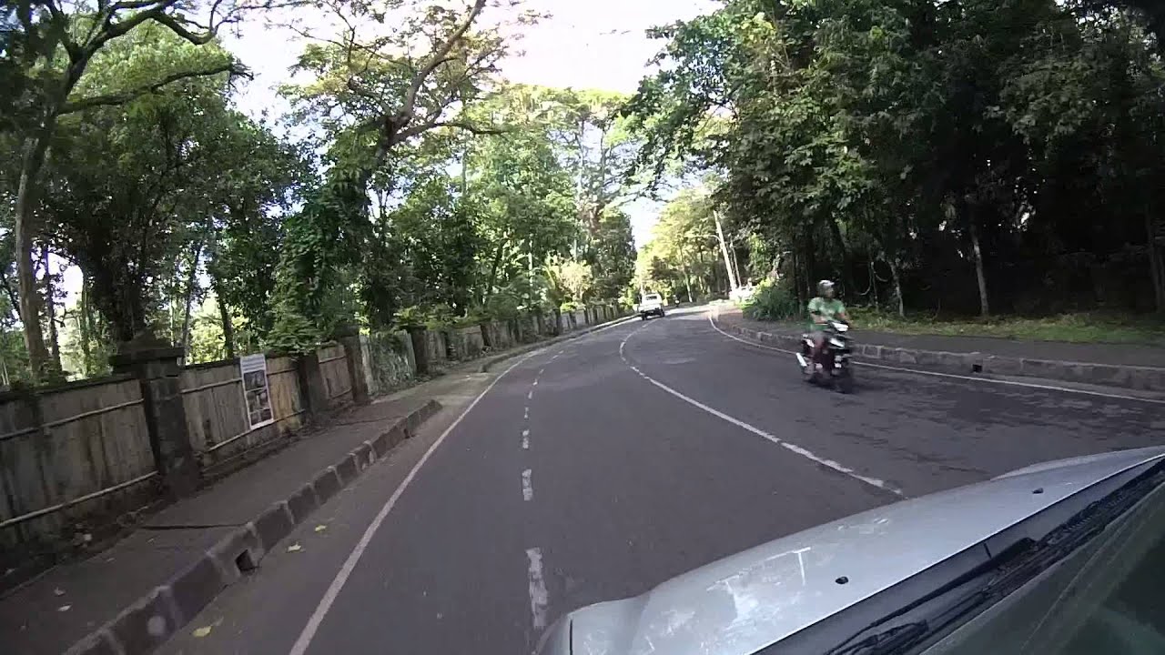 Driving Through Sanur Bali Indonesia