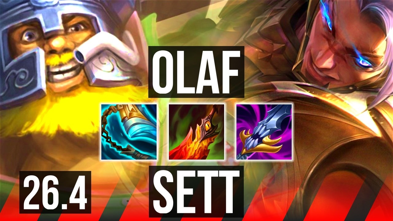 OLAF vs SETT (TOP) | Good KDA: 16/1/7 | KR Master | 26.4