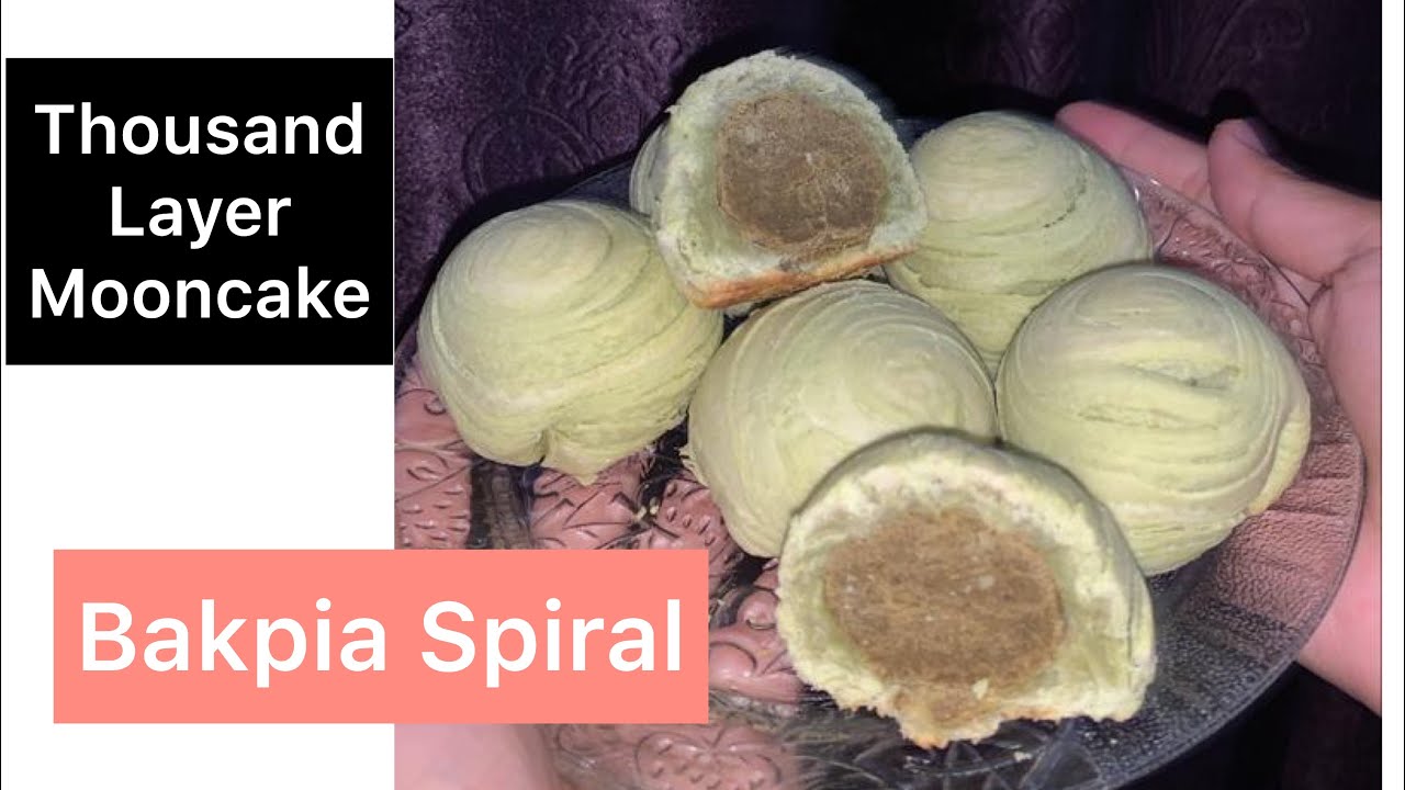 BAKPIA SPIRAL || THOUSAND LAYER MOONCAKE RECIPE