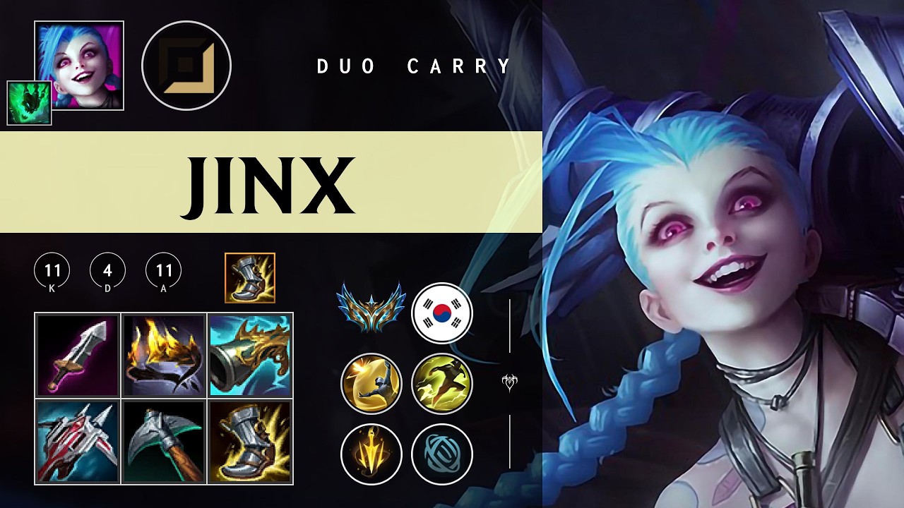 Jinx ADC vs Aphelios - KR Challenger Patch 26.05
