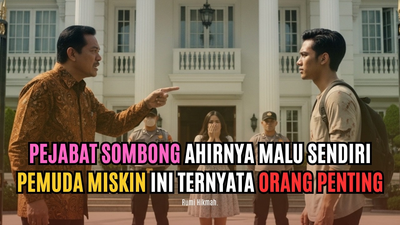 PEJABAT SOMBONG Akhirnya Malu. PEMUDA MISKIN Yang Dia Usir Kemarin Ternyata Seorang ...|Cerita Drama