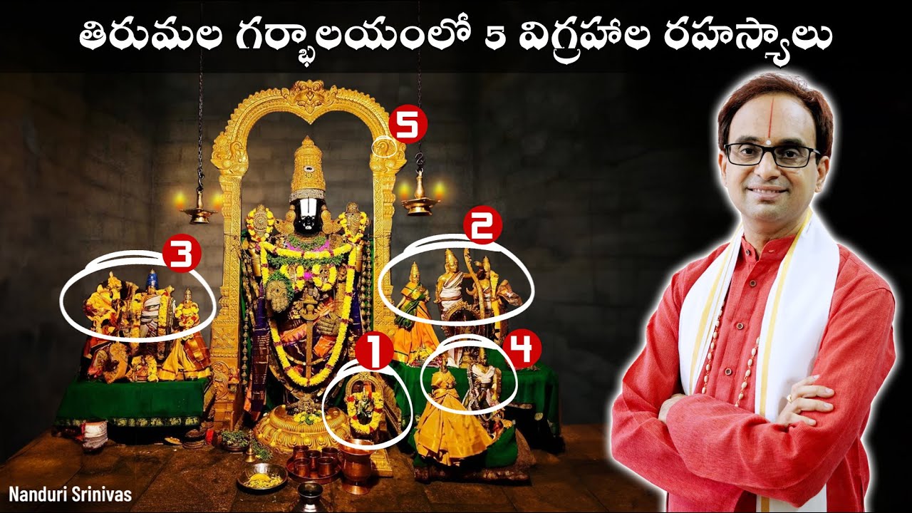తిరుమల జీవస్థానం, పంచబేరాల  రహస్యం | Secret of 5 idols in Tirumala sanctum | Nanduri Srinivas