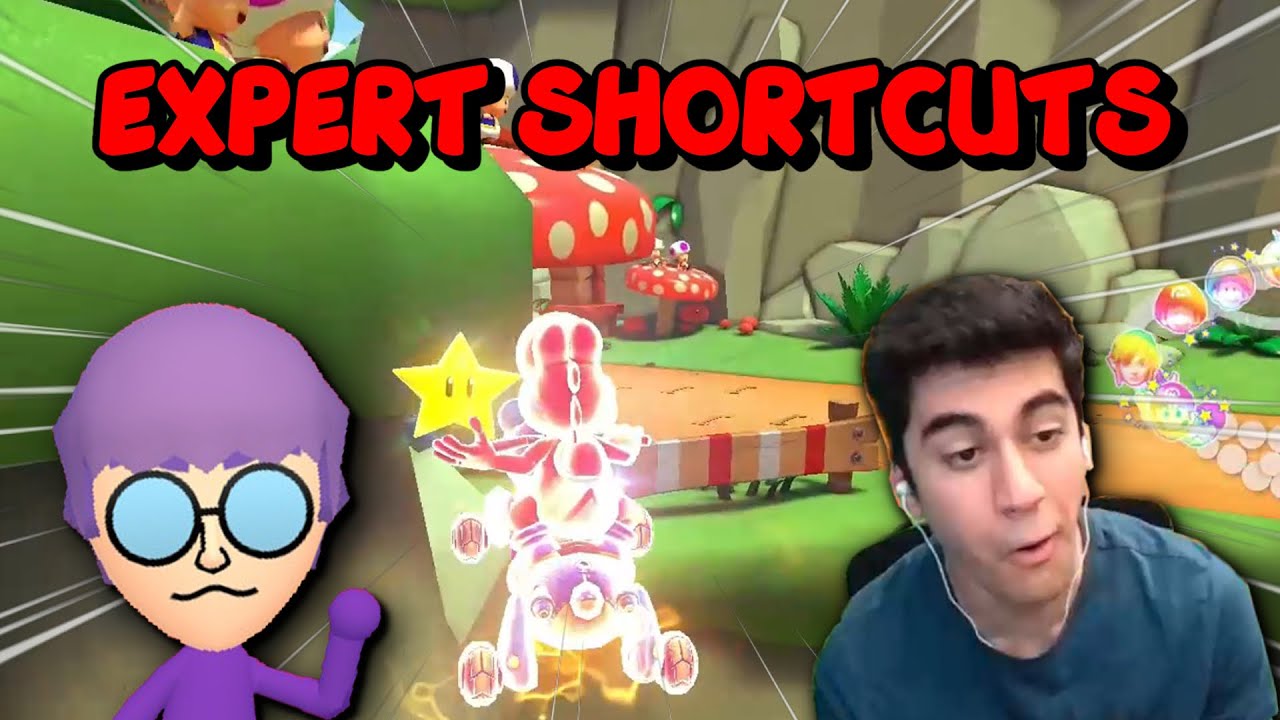 I Taught this Youtuber Expert Shortcuts in MK8DX