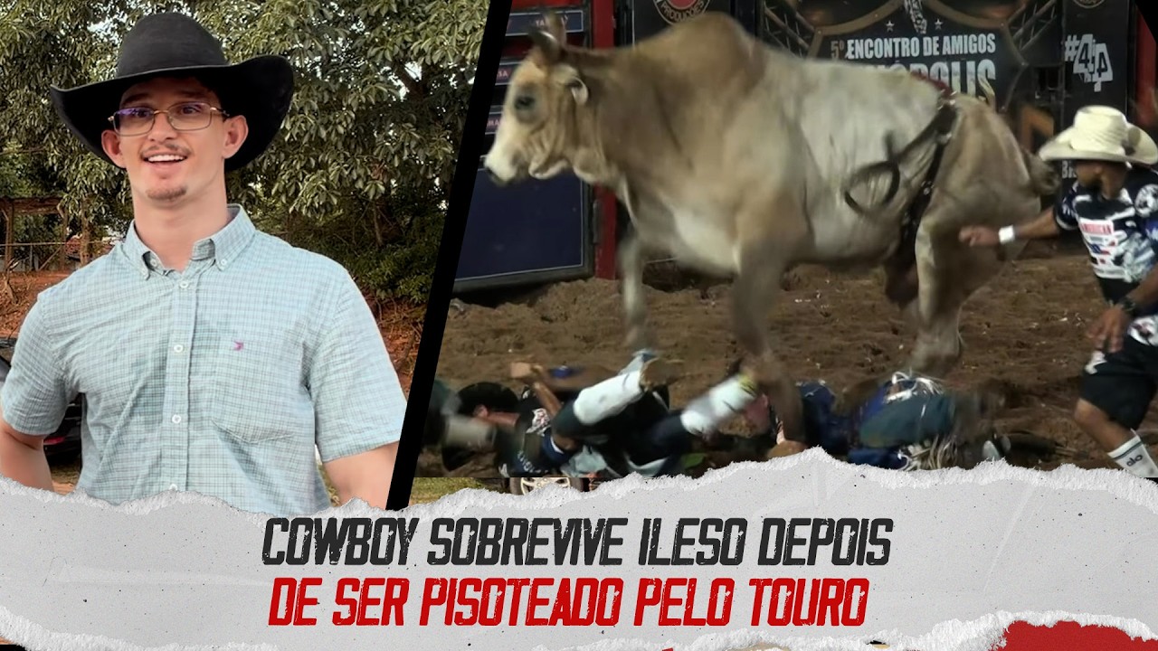 ⁠Cladson Rodolfo, já teve até o pescoço perfurado por chifre de Touro
