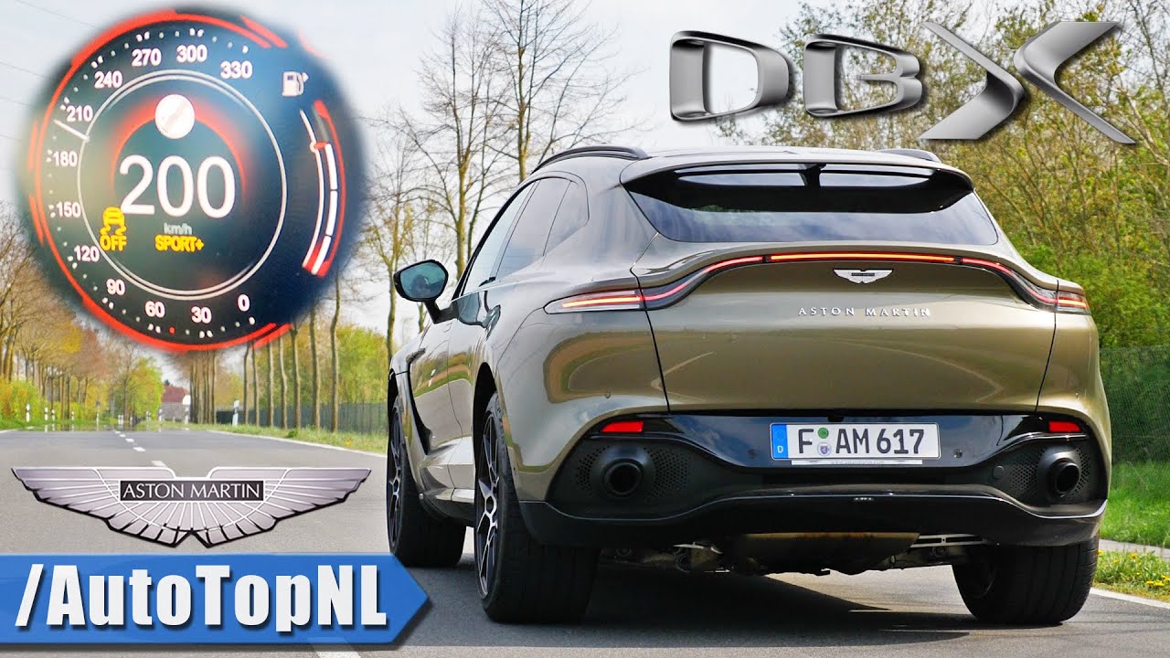 Aston Martin DBX | 0-100 100-200 & SPORT Exhaust SOUND by AutoTopNL