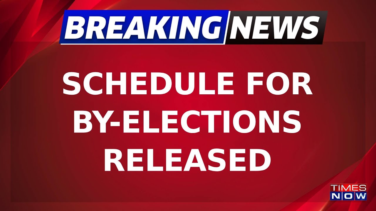 Election Commission Releases Schedule For By-Elections, Bypolls To Be Held For Seat In 7 States