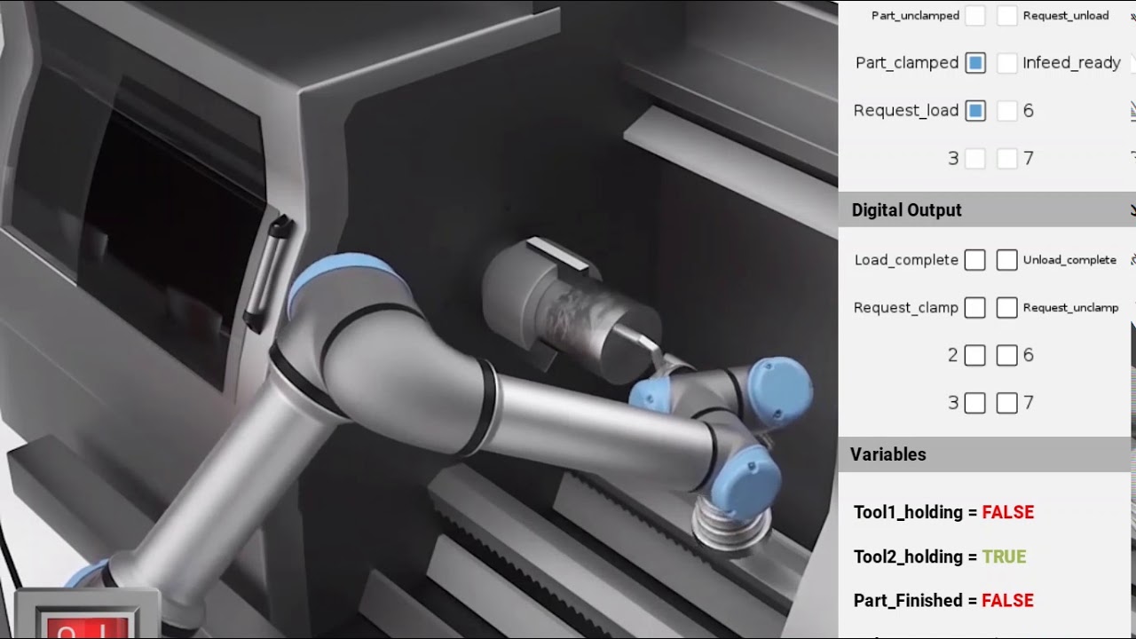 Learn to do machine tending with Universal Robots