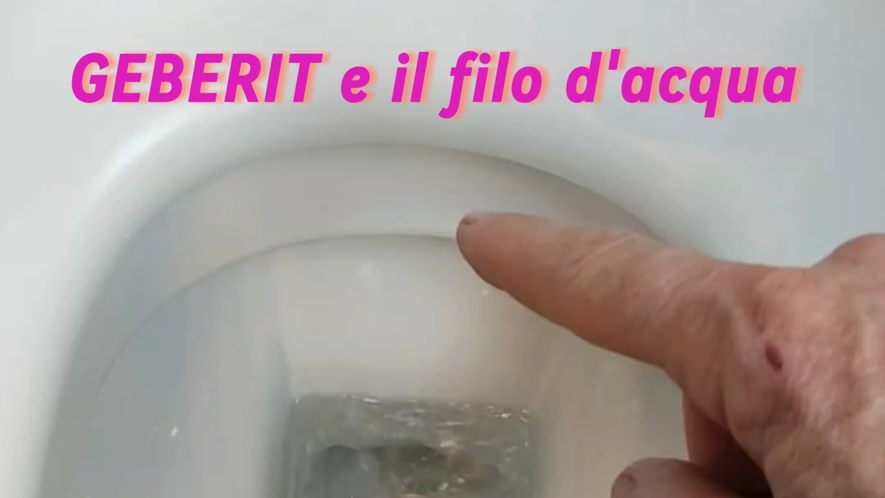 CAMBIARE LA GUARNIZIONE alla GEBERIT toilet water keeps running 