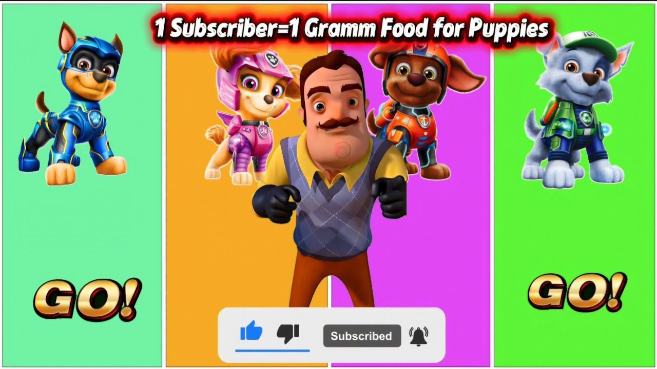Tiles Hop. Paw Patrol Heroes. New Persons. 
