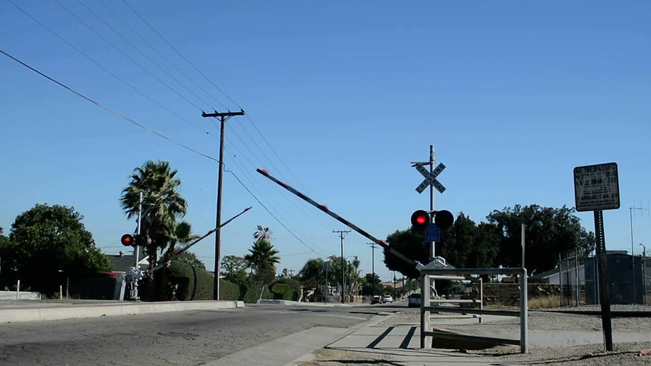 Eucalyptus Avenue Railroad Crossing in Rialto, CA