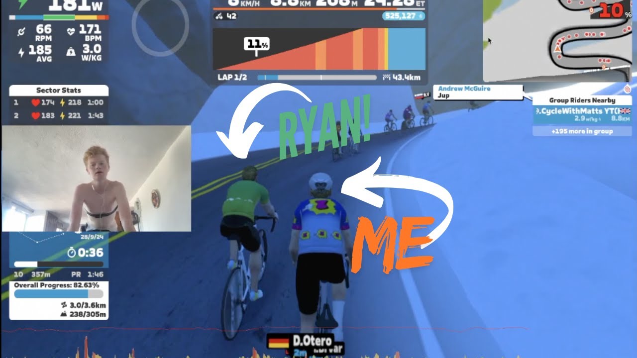 I raced with fitness YouTube star Ryan Condon!!