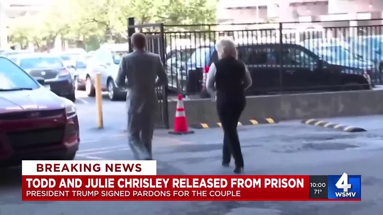 Todd and Julie Chrisley released from prison