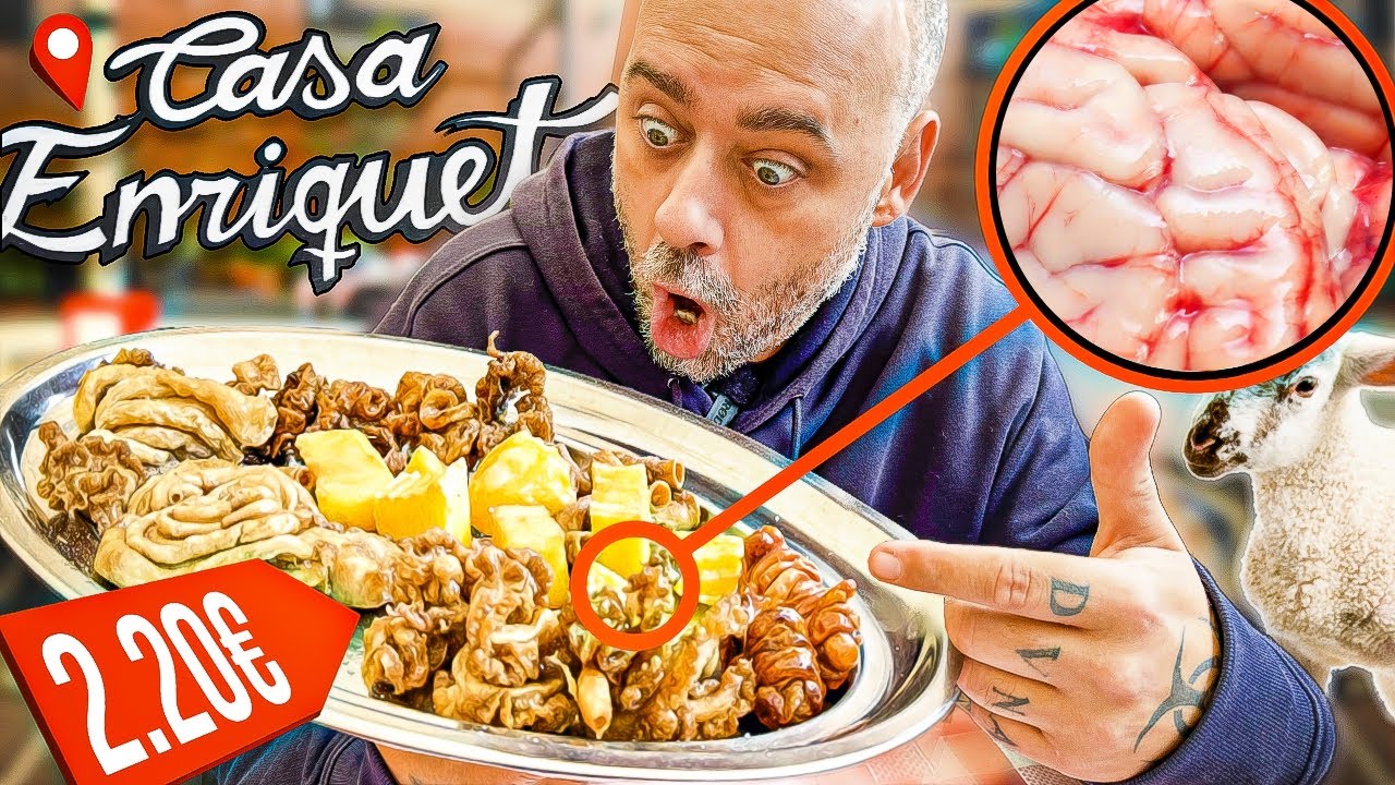 &iexcl;&iexcl;JAM&Aacute;S PENS&Eacute; QUE COMER&Iacute;A ESTO!! - Comiendo GALLINEJAS y ENTRESIJOS - Casquer&iacute;a en Madrid