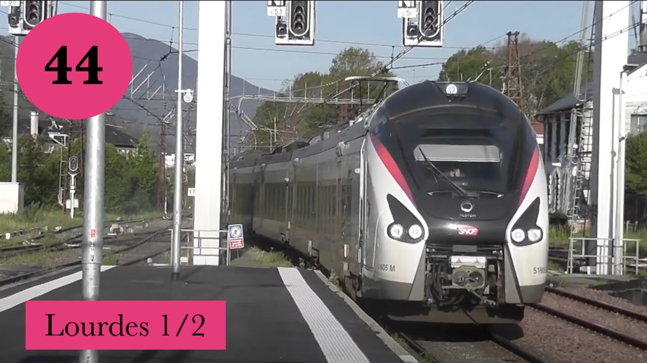 GPF n°44 : TGV et Régiolis en gare de Lourdes (65) (1/2)