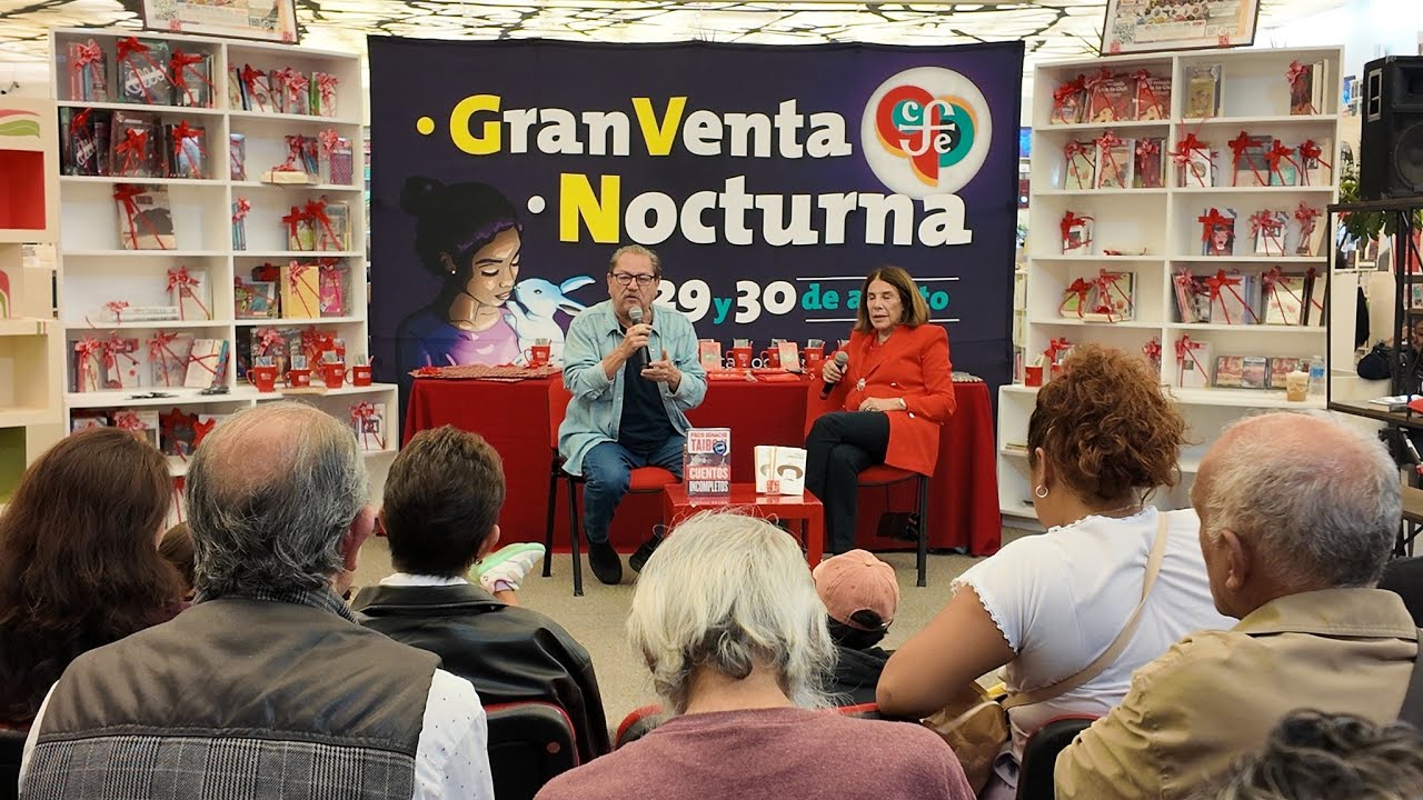 TAIBO II  y Sabina Berman 