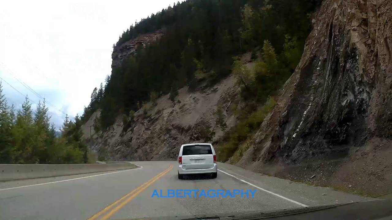 DRIVE FROM LAKE LOUISE TO KELOWNA