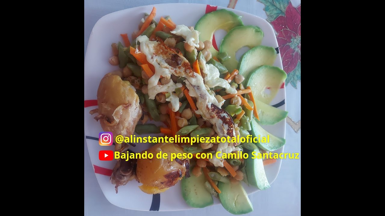 MENU SALUDABLE ALMUERZO.