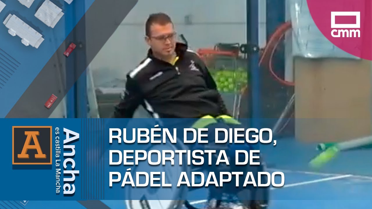 Rubén de Diego, deportista de pádel adaptado y ejemplo de superación