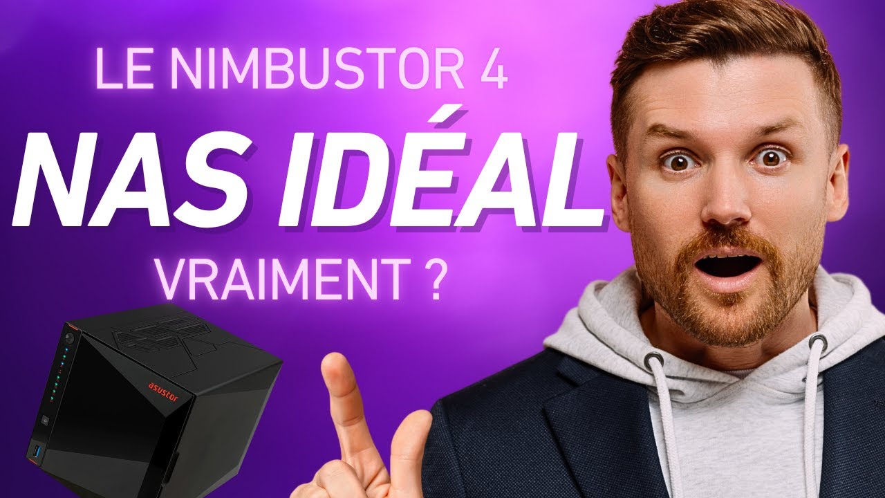 Le Nimbustor 4 gen 2 : un NAS presque parfait ? #NAS #ASUSTOR #NIMBUSTOR