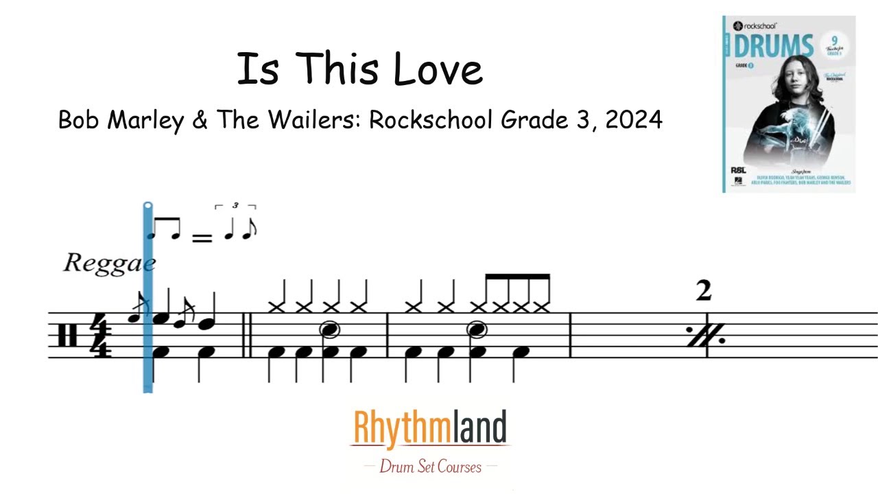 'Is This Love' - Rockschool Grade 3 Drum Score | Full Play-Along (2024)