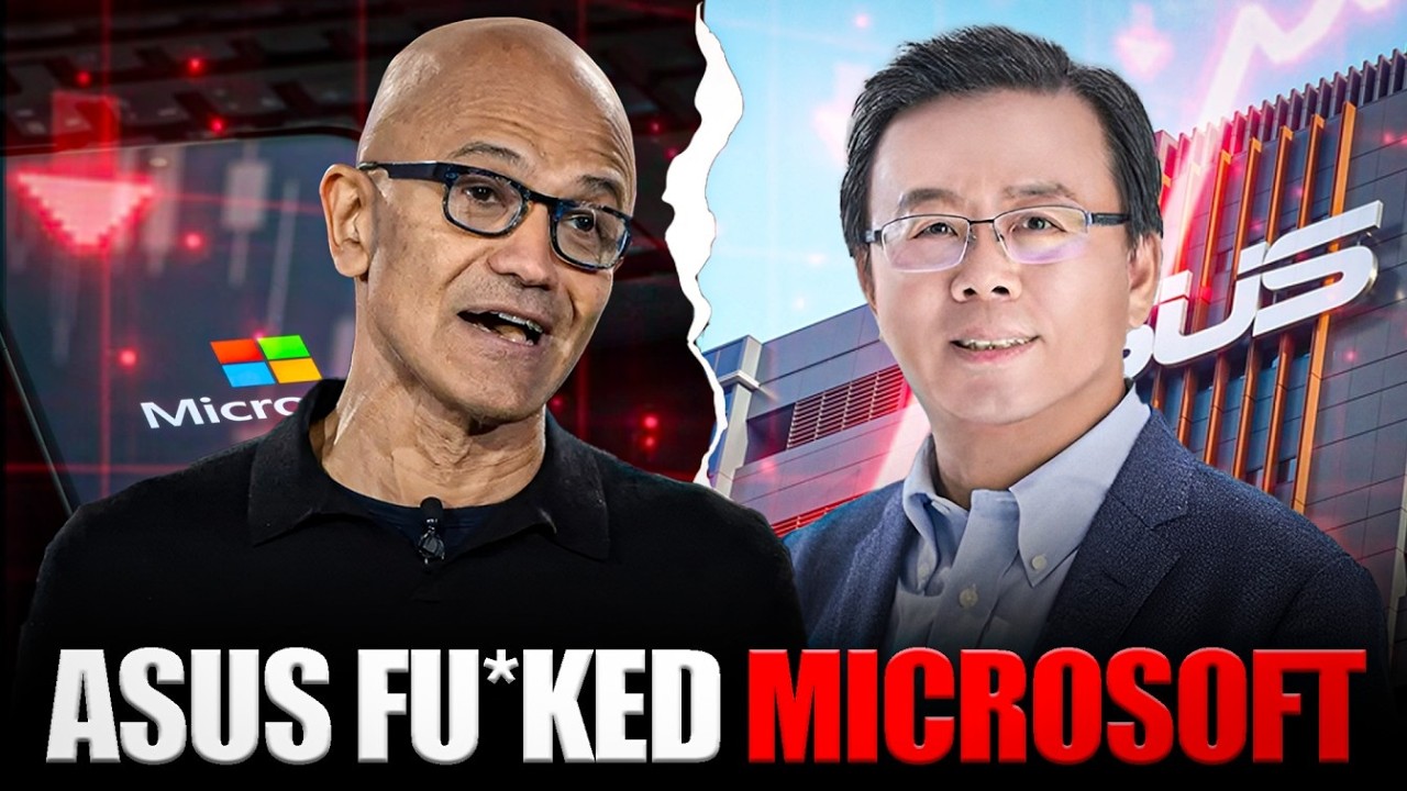 Satya Nadella PANICS as ASUS Ditches Microsoft — Is the Windows Empire Cracking