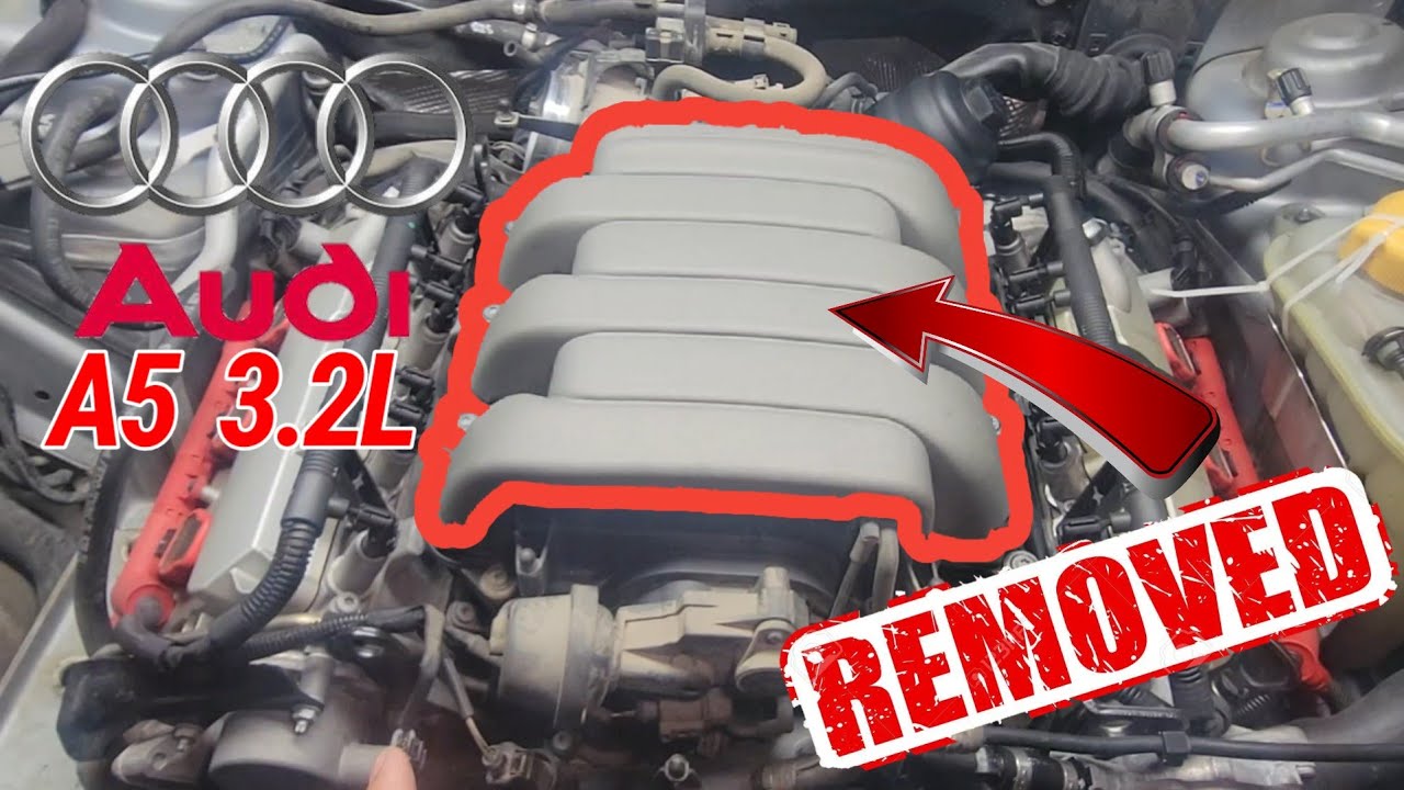 Got a Surprise Underneath after taking this IntakeManifold! 09+ Audi A5/A6 3.2L