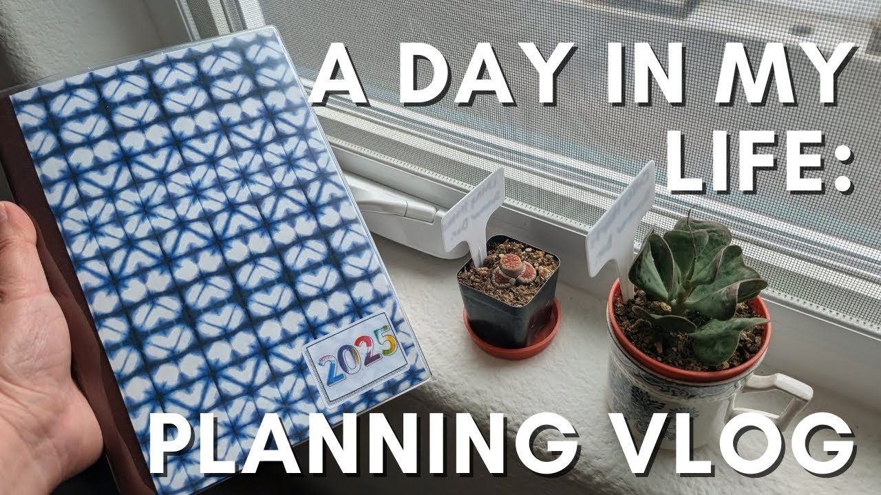 Planner Life: A Day In My Life Planning Vlog | Oct 2025 | Avec | Memory Keeping, Gardening, Balcony