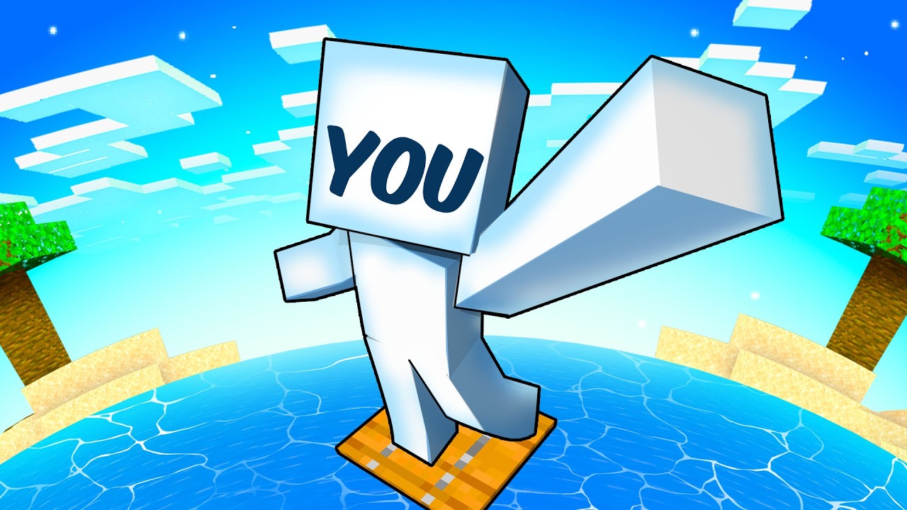 YOU are on a RAFT in Minecraft!
