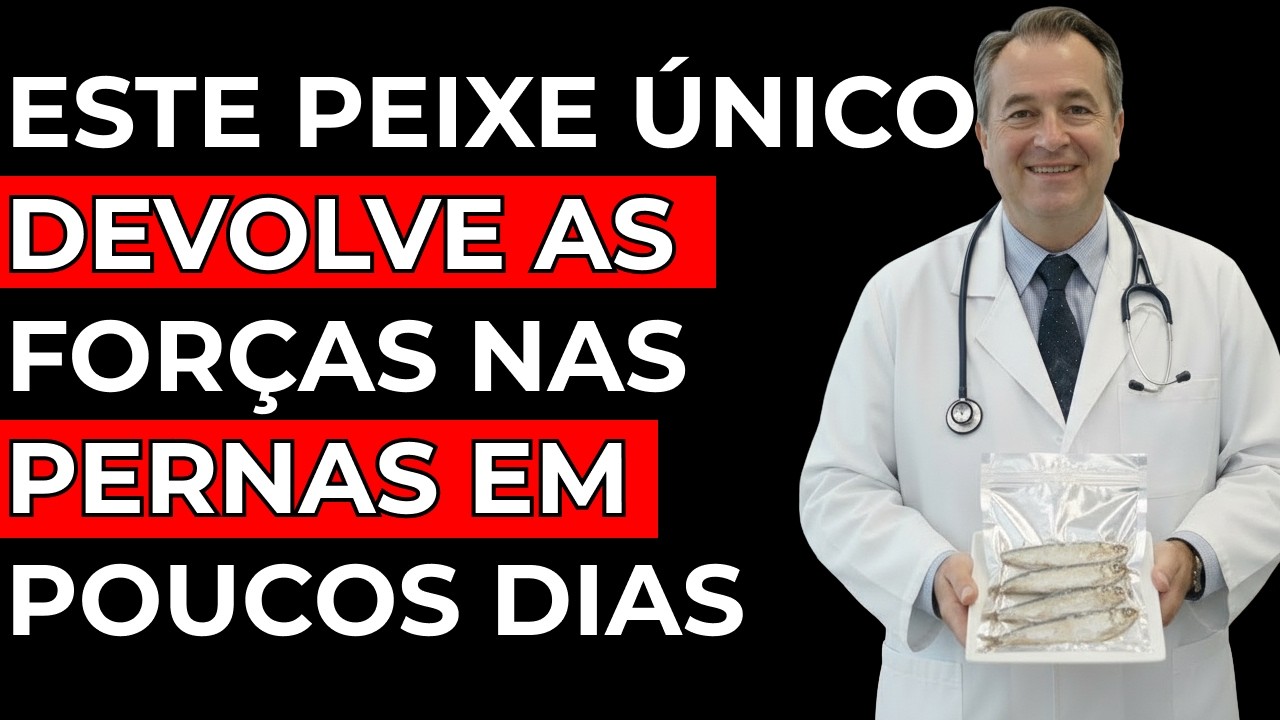 IDOSO: COMA ESTE PEIXE BARATO PARA SUAS FORÇAS NAS PERNAS VOLTAREM RAPIDAMENTE