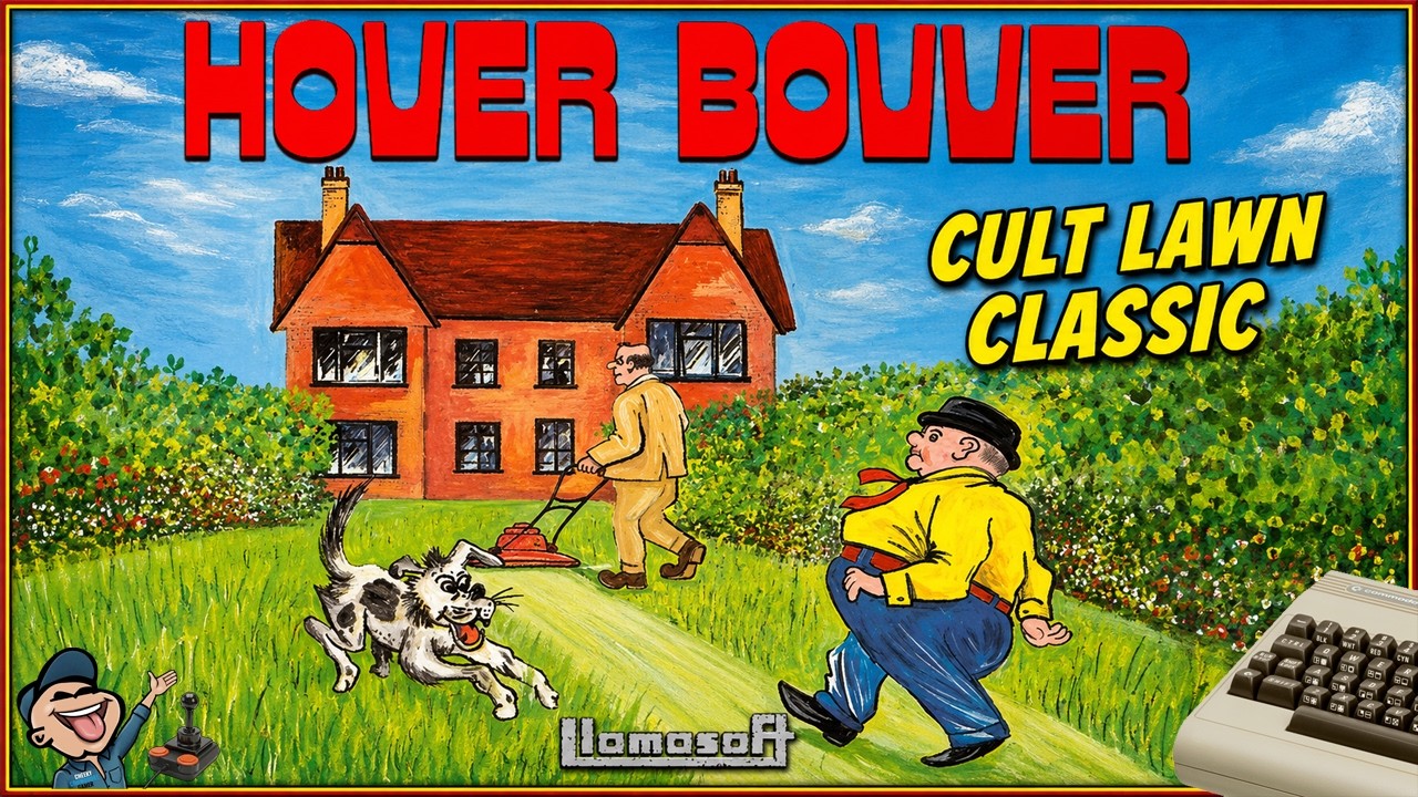 HOVER BOVVER &ndash; Commodore 64 (1983) | Jeff Minter&rsquo;s Classic Lawn-Mowing Caper