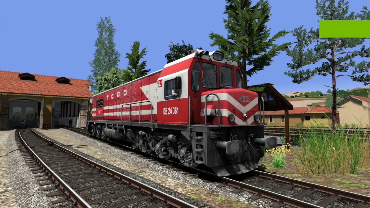 DE 24361 lokonun marşı ve plaktornada döndürülmesi.