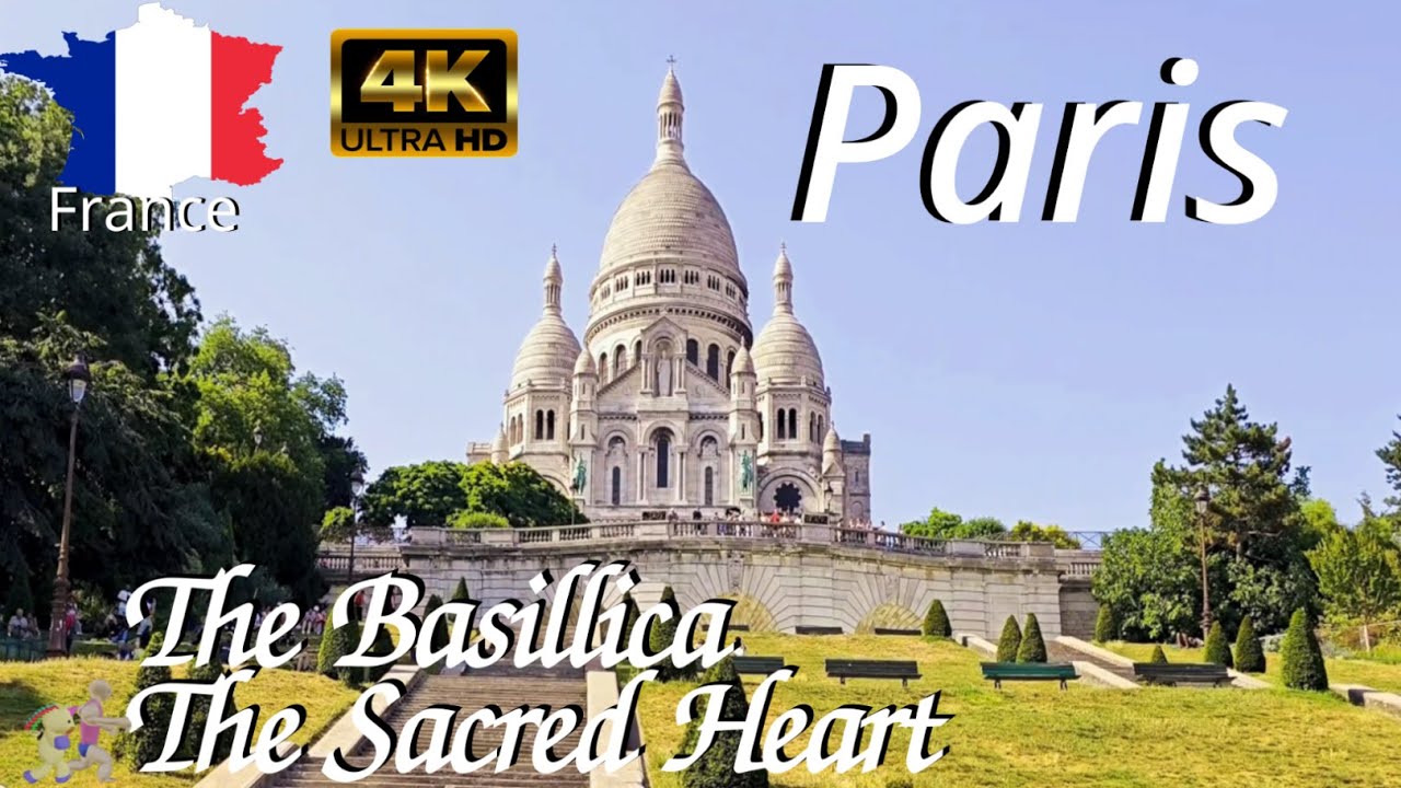 [ 🇲🇫 Franta ] Bazilica Sacré-Cœur din Paris - Montmartre -  4K 60fps