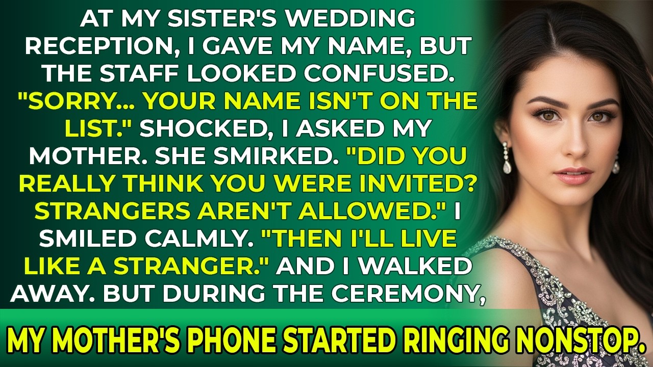 My Mom And Sister Removed Me From My Sister’s Wedding Guest List… Then Called Me 'The Vendor'